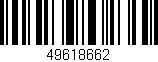 Código de barras (EAN, GTIN, SKU, ISBN): '49618662'