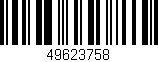Código de barras (EAN, GTIN, SKU, ISBN): '49623758'