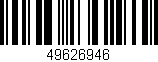 Código de barras (EAN, GTIN, SKU, ISBN): '49626946'
