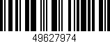 Código de barras (EAN, GTIN, SKU, ISBN): '49627974'