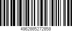 Código de barras (EAN, GTIN, SKU, ISBN): '4962885272858'