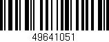 Código de barras (EAN, GTIN, SKU, ISBN): '49641051'