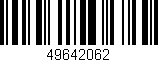 Código de barras (EAN, GTIN, SKU, ISBN): '49642062'