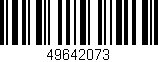 Código de barras (EAN, GTIN, SKU, ISBN): '49642073'