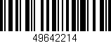 Código de barras (EAN, GTIN, SKU, ISBN): '49642214'