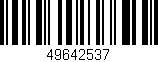 Código de barras (EAN, GTIN, SKU, ISBN): '49642537'
