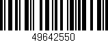 Código de barras (EAN, GTIN, SKU, ISBN): '49642550'