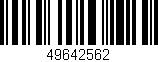 Código de barras (EAN, GTIN, SKU, ISBN): '49642562'