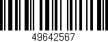 Código de barras (EAN, GTIN, SKU, ISBN): '49642567'