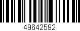 Código de barras (EAN, GTIN, SKU, ISBN): '49642592'