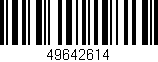 Código de barras (EAN, GTIN, SKU, ISBN): '49642614'