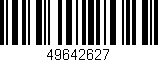 Código de barras (EAN, GTIN, SKU, ISBN): '49642627'