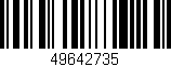 Código de barras (EAN, GTIN, SKU, ISBN): '49642735'
