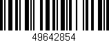 Código de barras (EAN, GTIN, SKU, ISBN): '49642854'