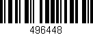 Código de barras (EAN, GTIN, SKU, ISBN): '496448'