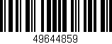 Código de barras (EAN, GTIN, SKU, ISBN): '49644859'