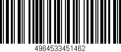 Código de barras (EAN, GTIN, SKU, ISBN): '4964533451462'