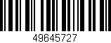 Código de barras (EAN, GTIN, SKU, ISBN): '49645727'