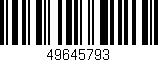 Código de barras (EAN, GTIN, SKU, ISBN): '49645793'