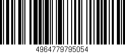 Código de barras (EAN, GTIN, SKU, ISBN): '4964779795054'