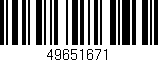 Código de barras (EAN, GTIN, SKU, ISBN): '49651671'