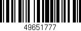 Código de barras (EAN, GTIN, SKU, ISBN): '49651777'