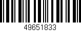 Código de barras (EAN, GTIN, SKU, ISBN): '49651833'