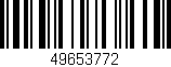 Código de barras (EAN, GTIN, SKU, ISBN): '49653772'