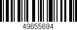 Código de barras (EAN, GTIN, SKU, ISBN): '49655694'