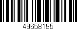Código de barras (EAN, GTIN, SKU, ISBN): '49658195'