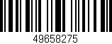 Código de barras (EAN, GTIN, SKU, ISBN): '49658275'