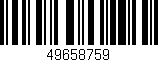 Código de barras (EAN, GTIN, SKU, ISBN): '49658759'