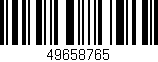 Código de barras (EAN, GTIN, SKU, ISBN): '49658765'