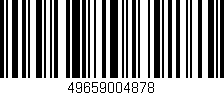 Código de barras (EAN, GTIN, SKU, ISBN): '49659004878'