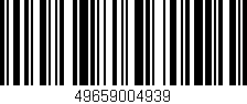 Código de barras (EAN, GTIN, SKU, ISBN): '49659004939'