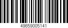 Código de barras (EAN, GTIN, SKU, ISBN): '49659005141'