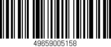 Código de barras (EAN, GTIN, SKU, ISBN): '49659005158'