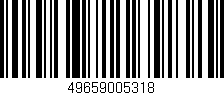 Código de barras (EAN, GTIN, SKU, ISBN): '49659005318'