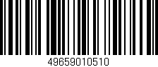 Código de barras (EAN, GTIN, SKU, ISBN): '49659010510'