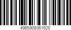 Código de barras (EAN, GTIN, SKU, ISBN): '4965909361620'