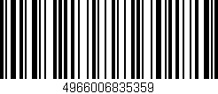 Código de barras (EAN, GTIN, SKU, ISBN): '4966006835359'