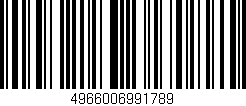 Código de barras (EAN, GTIN, SKU, ISBN): '4966006991789'
