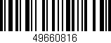 Código de barras (EAN, GTIN, SKU, ISBN): '49660816'