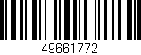 Código de barras (EAN, GTIN, SKU, ISBN): '49661772'