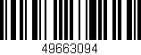 Código de barras (EAN, GTIN, SKU, ISBN): '49663094'