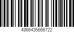 Código de barras (EAN, GTIN, SKU, ISBN): '4966435666722'