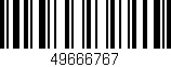 Código de barras (EAN, GTIN, SKU, ISBN): '49666767'