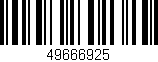 Código de barras (EAN, GTIN, SKU, ISBN): '49666925'