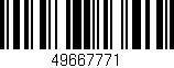 Código de barras (EAN, GTIN, SKU, ISBN): '49667771'