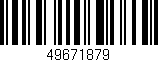 Código de barras (EAN, GTIN, SKU, ISBN): '49671879'